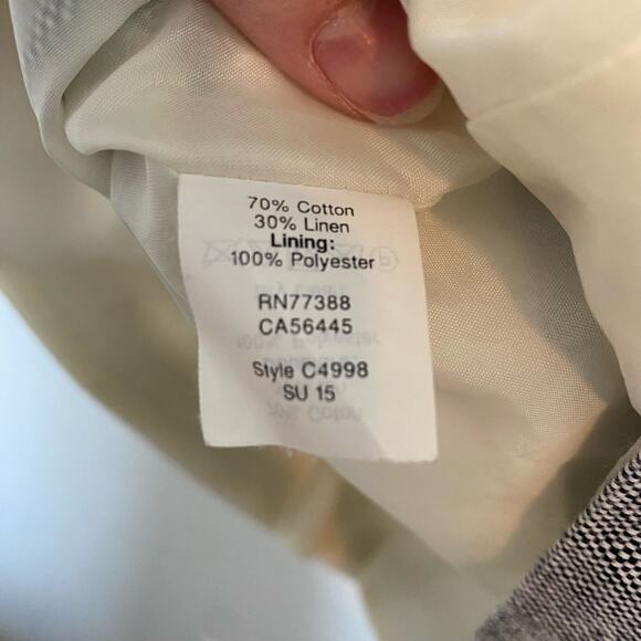 J.Crew Striped Sleeveless Dress 00 - Picture 6 of 6